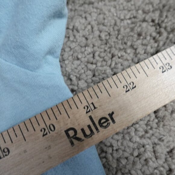 Vintage Nike Shirt Large Blue Double Sided Center Swoosh Back Feminist - Picture 6 of 6